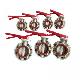 High Quality Aluminum Check Valve -<br />
 PP butterfly valve FPM VITON seat - DA YU PLASTIC