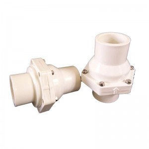 Wholesale Price China Gear Operated Butterfly Valve -<br />
 UPVC flap swing check valve White - DA YU PLASTIC