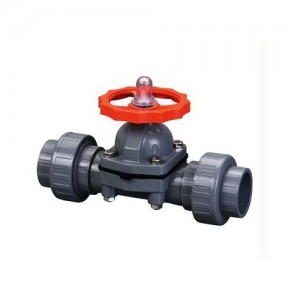 High Performance Check Valve For Food Grade -<br />
 UPVC double union Diaphragm Valve-dn15 to dn100 - DA YU PLASTIC