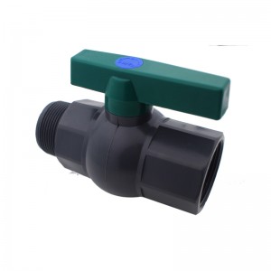 factory customized 90 Degree Rubber Pipe Fittings -<br />
 NPT FNPT ball valve - DA YU PLASTIC