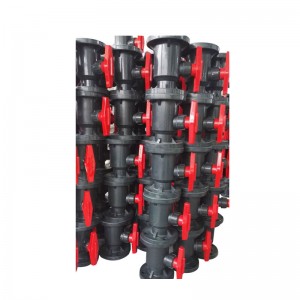 OEM China One Way Check Valve -<br />
 PP flanged ball valves Grey - DA YU PLASTIC