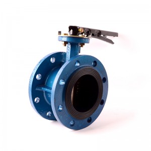 Original Factory High Performance Butterfly Valve -<br />
 Cast Iron butterfly valve Flange ends - DA YU PLASTIC